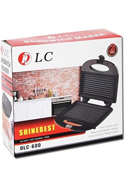 DLC 750W Sandwich Maker DLC-600 l DLC Sandwich Bread Warmer - 750W - DLC-600