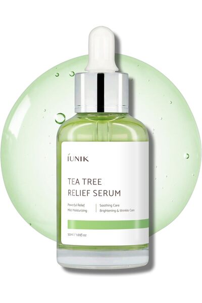 iUNIK Tea Tree Anti-Acne Serum 50 ml - Unisex, For Combination Skin