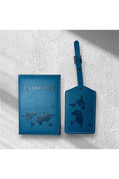 Payidar Hediyelik Passport Cover-Suitcase Label Set