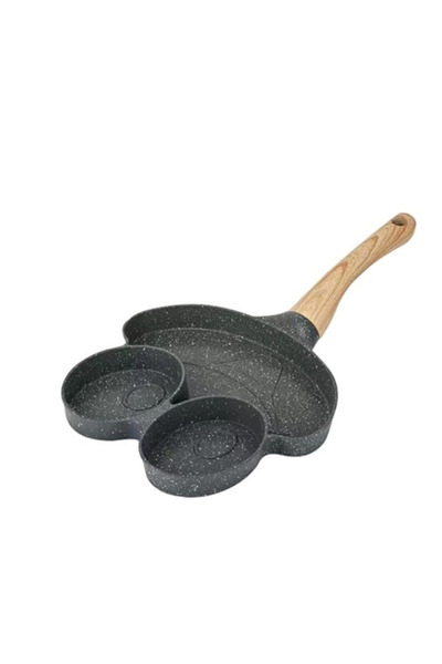 Amir Non-stick frying pan with 3 compartments, frog shape
