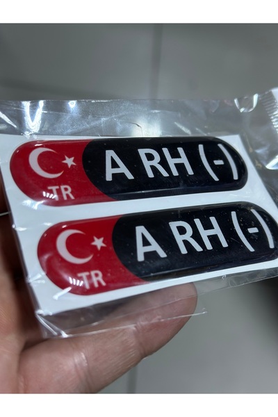 Palas Motor ملصق فصيلة الدم للدراجات النارية / مملوء بالراتنج / سالب (A rh -)