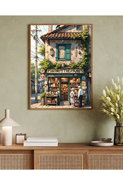 woodhomeworks Tek Parça Salon Ofis Dekor Tablo Vrynt