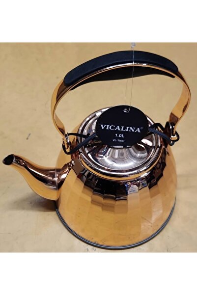 MOHAMED Tea Kettle VL-TK01 Vicalina GOLD 1.0L with Handle