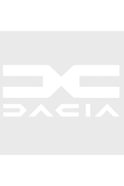 Oracal Dacia Logo Sticker + writing, 25x11cm, white
