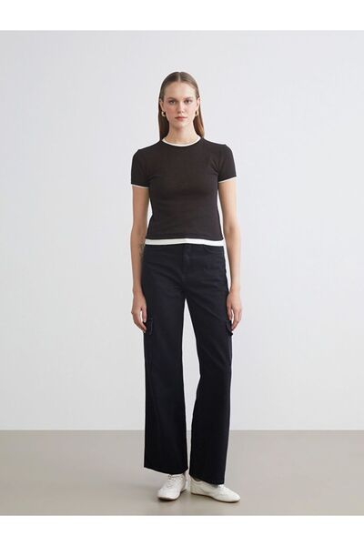 LC Waikiki Wideleg Women's Cargo Jean Pants