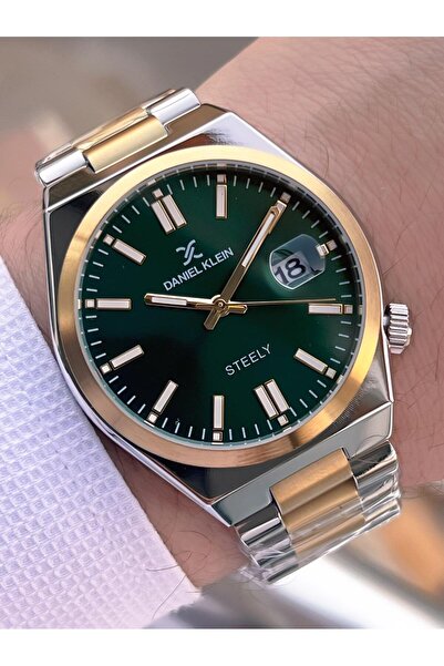 Daniel Klein Italian Design Bracelet Gift 2 Years Warranty 3 Atm Men's Wristwatch Es.13861-9