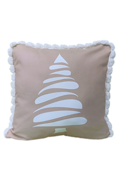 Alacastore Husă de pernă de Anul Nou, Pompon de pin alb, Textil de casă Decor...