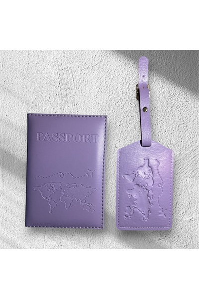 Payidar Hediyelik Passport Cover-Suitcase Label Set