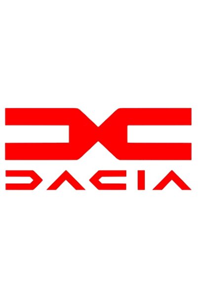 Oracal Dacia Logo Sticker + writing, 25x11cm, red