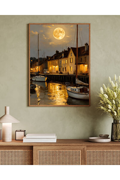 woodhomeworks Tek Parça Salon Ofis Dekor Tablo Vrynt