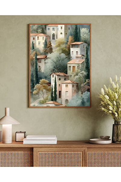 woodhomeworks Tek Parça Salon Ofis Dekor Tablo Vrynt