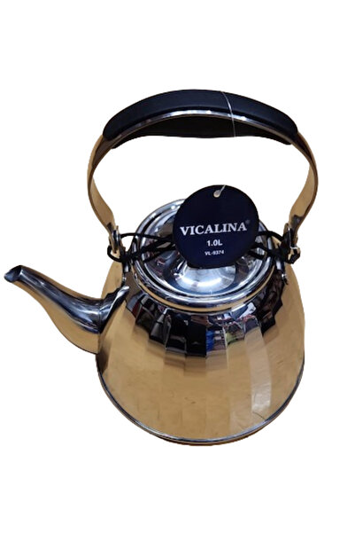 MOHAMED Tea Kettle VL-9374 Vicalina SILVER 1.0L with Handle
