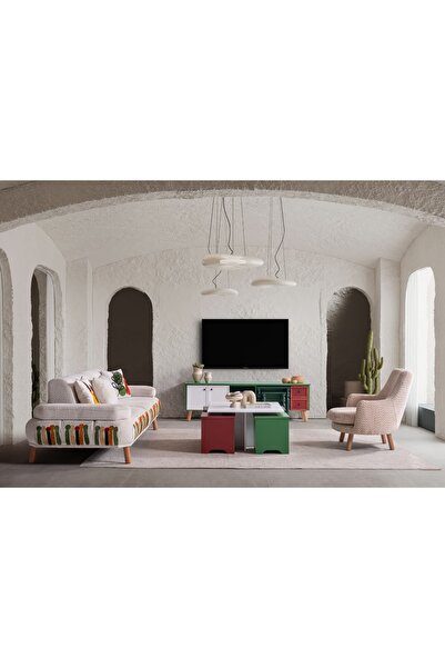 Onurdesign Pastel Boyalı Yaşam Odası