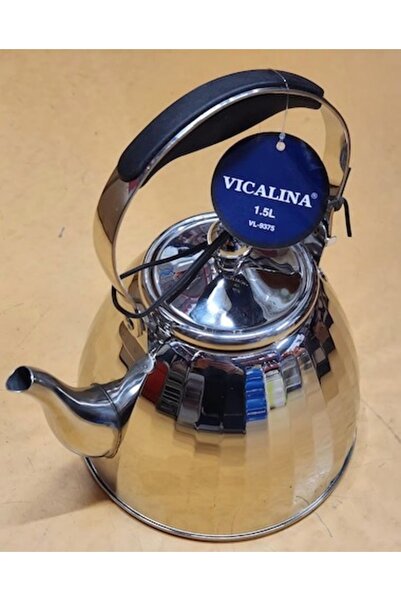 MOHAMED Tea Kettle VL-9375 Vicalina SILVER 1.5L with Handle