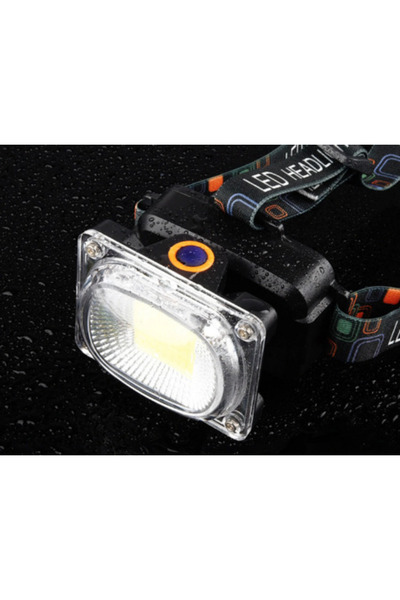Alex HEADLAMP LL-6651 With Large 2.5cm Rectangular LED