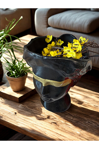 İki Cadı Tasarım Helen Cobalt Decorative Ceramic Object