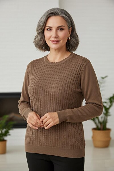 Mutlu City Γυναικεία πλεκτά πουλόβερ με κρύο νήμα υψηλής ποιότητας 3048