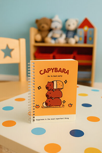 uğurlu dükkan Capybara striped notepad