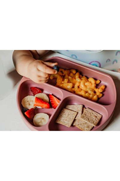 LILY Baby Diversification Cutlery Set Made of Silicone Cup Spoon Fork Pink