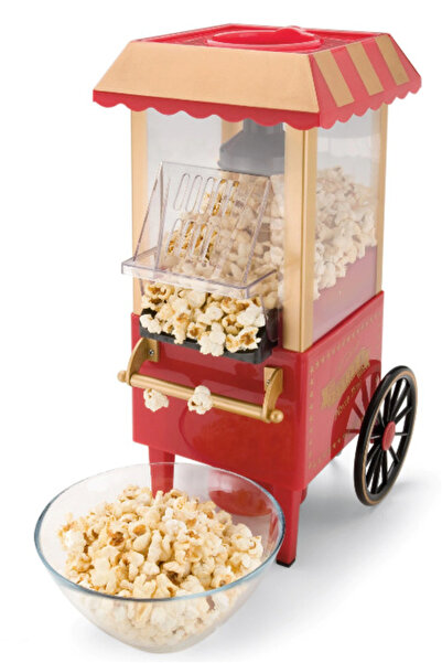 MOHAMED Old Fashioned 2-wheeled Cart Popcorn Maker