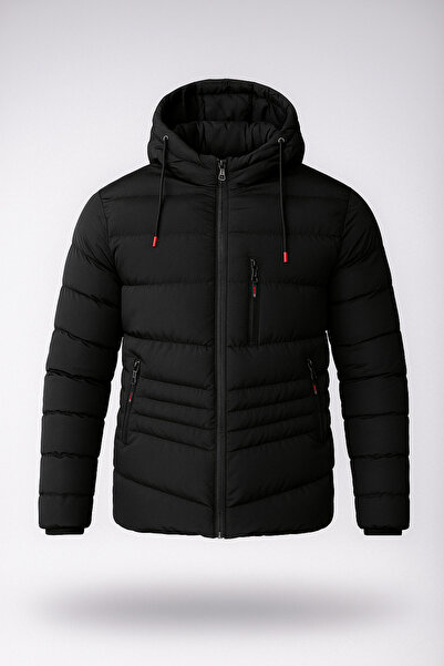 FASİON MEN'S WATERPROOF AND WINDPROOF WINTER PUFF JACKET