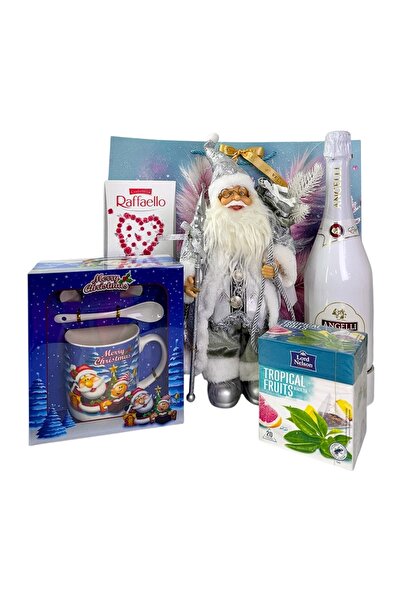 velve Pachet Christmas Delight,Mos Craciun,Angelli,praline Raffaello,set cera...