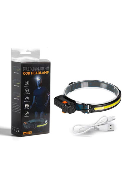 XL W678 Rechargeable Headlamp with Ultra-Bright COB Strip