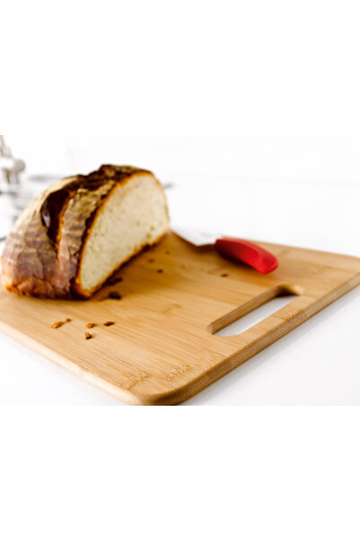 LILY Chopping board with handle 38x28 cm Bamboo