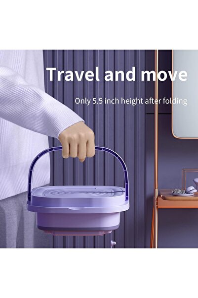 Hope (Upgraded) Portable Foldable Mini Washing Machine, 11L Portable Washer