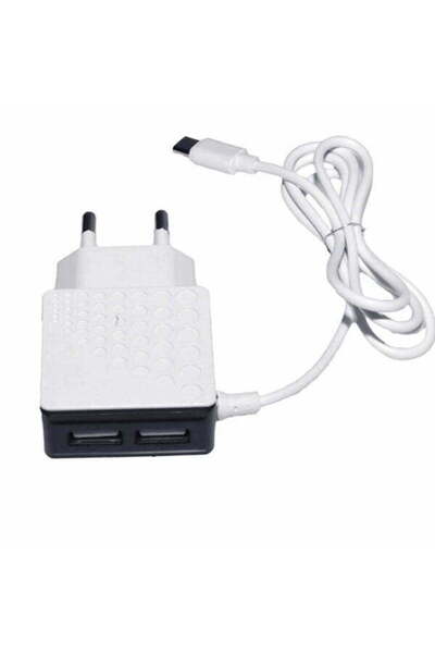 ElectroAZ Încărcător de rețea 220V - 2 x USB + Tip C 3.1A