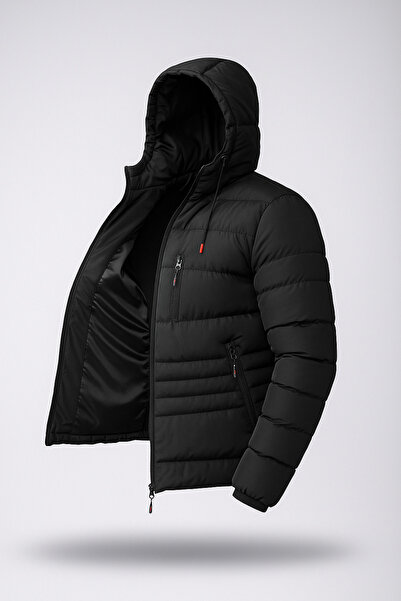 FASİON MEN'S WATERPROOF AND WINDPROOF WINTER PUFF JACKET