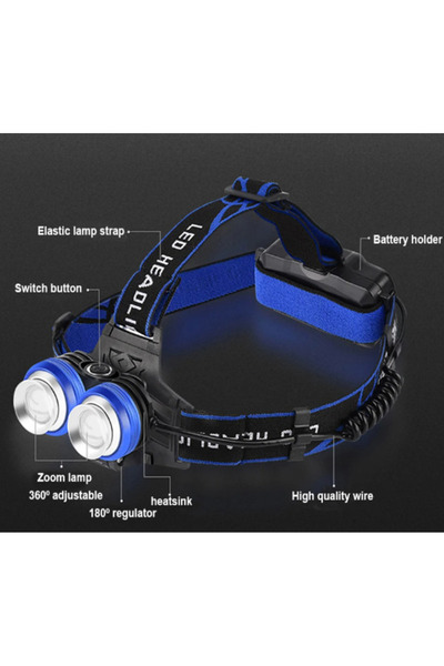 XL Headlamp with 2 LEDs and 4 lighting modes