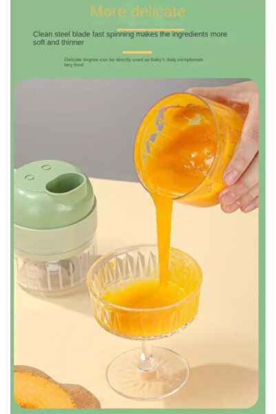 Amir 4 in 1 Electric Food Chopper Green