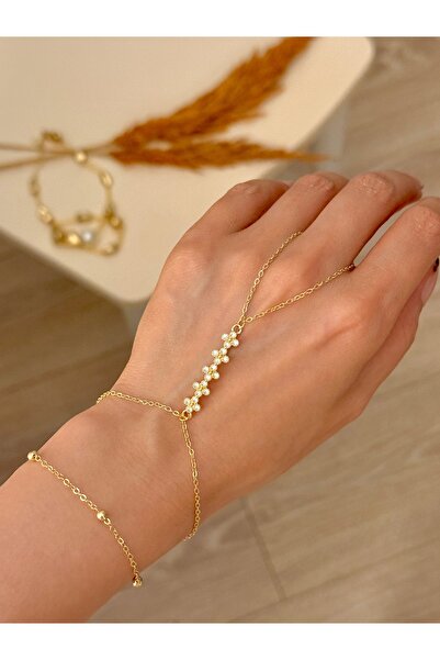 YOUES JEWELRY ÇELİK 14K RENK ŞAHMERAN BİLEKLİK