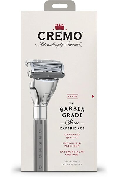 Cremo ماكينة حلاقة رجالية فاخرة بخمس شفرات قابلة لإعادة التعبئة