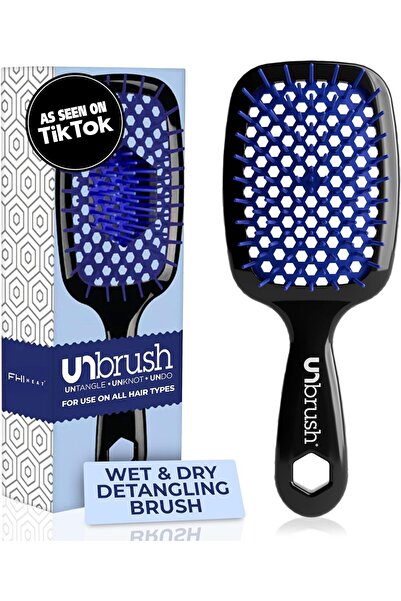 FHI Heat فرشاة فك تشابك الشعر، زرقاء