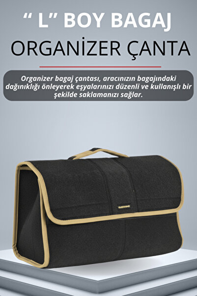 Guerrino حقيبة أمتعة السيارة كبيرة الحجم مصنوعة من قماش الفيلكرو |   منظم داخ...