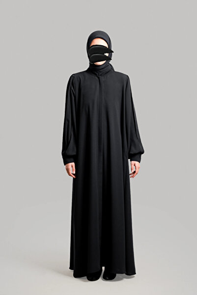 Lemaye Πλισέ μανίκια με φερμουάρ - Μαύρο