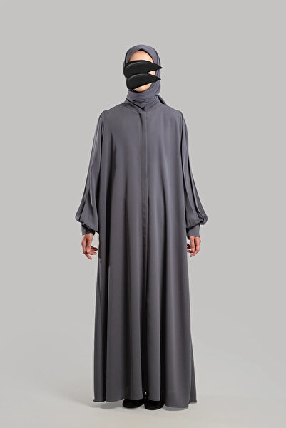 Lemaye Πλισέ μανίκια με φερμουάρ - Απαλό Γκρι