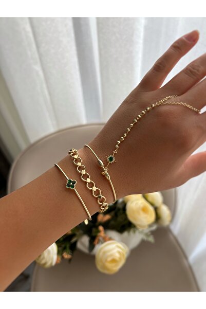 ToffyStore مشبك VIP ميني جرين كلوفر