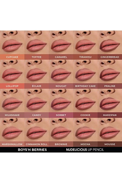 Boys'n Berries Nudelicious Lip Pencil - Praline (90)
