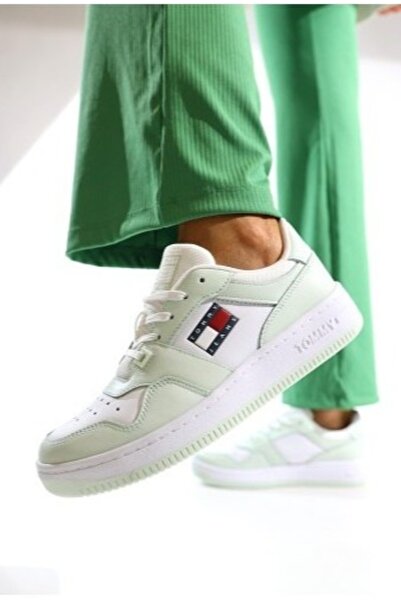 Tommy Hilfiger Tjw Leather Basketball Sneakers