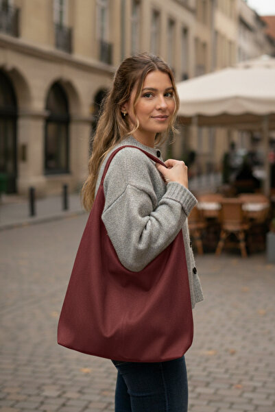 MioArt حقيبة كتف من جلد الغزال موديل XL Boy Pinterest