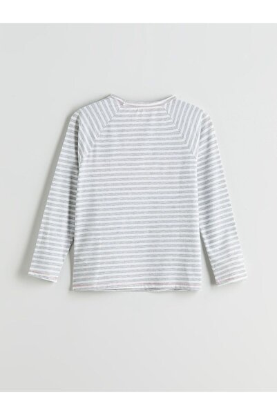 LC Waikiki Lcw Dream Crew Neck Striped Women's Pajama Top