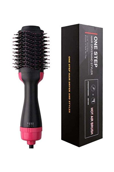 Generic One Step Hot Air Dryer And Styling Brush Black 33cm