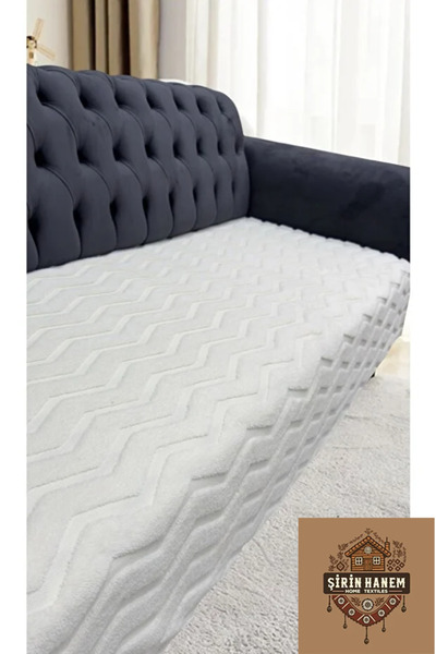 Şirin Hanem Koltuk örtüsü 180cm x 110cm çekyat örtüsü koltuk kılıfı welsof kumaş çok kaliteli kalın