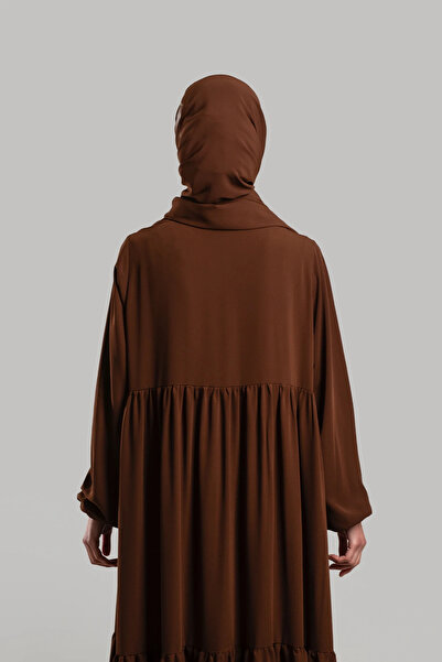 Lemaye Φεράζ με φερμουάρ - Πικρό καφέ