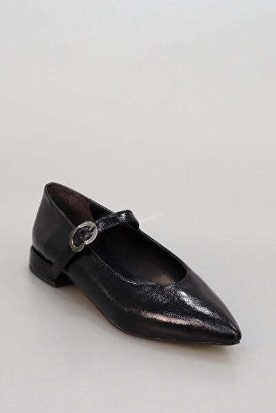 kajal ayakkabı Pi̇er 903 Low Heeled Ballet Flats with Safety Toe