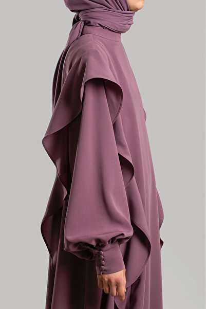 Lemaye Φόρεμα Volanlı Ferace - Dusty Rose