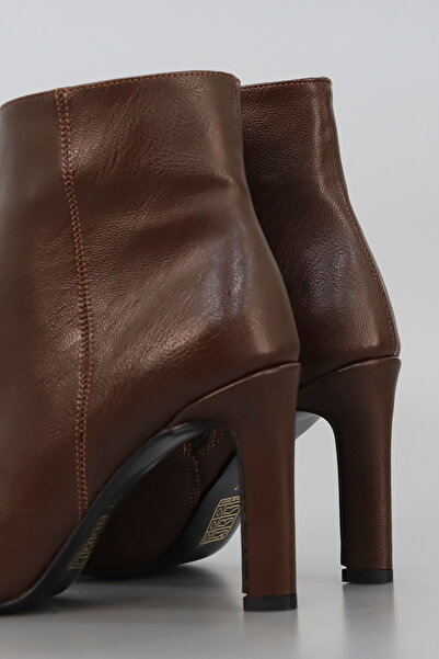 kajal ayakkabı Pier 202 Thin Heeled Zippered Boots